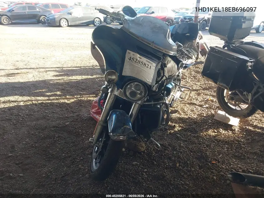 2014 Harley-Davidson Flhtk Electra Glide Ultra Ltd VIN: 1HD1KEL18EB696097 Lot: 45285821