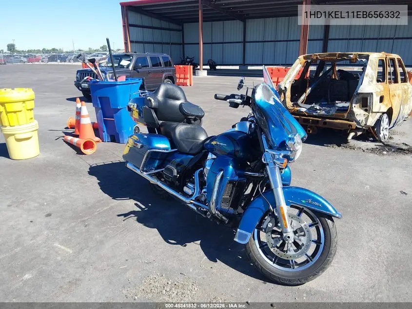 2014 Harley-Davidson Flhtk Electra Glide Ultra Ltd VIN: 1HD1KEL11EB656332 Lot: 45341832