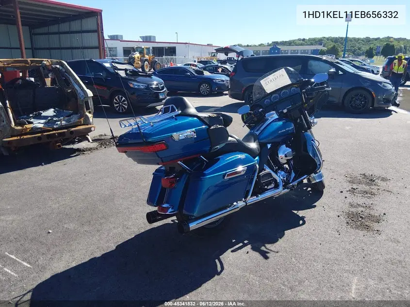 2014 Harley-Davidson Flhtk Electra Glide Ultra Ltd VIN: 1HD1KEL11EB656332 Lot: 45341832