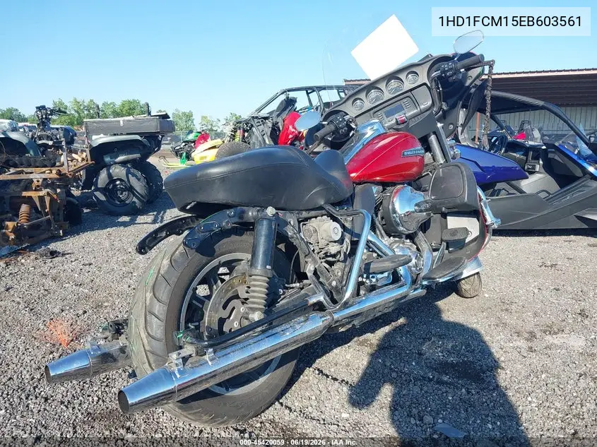2014 Harley-Davidson Flhtcu Ultra Classic Electra Gld VIN: 1HD1FCM15EB603561 Lot: 45420059