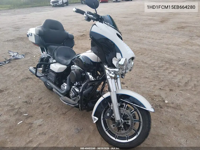 2014 Harley-Davidson Flhtcu Ultra Classic Electra Gld VIN: 1HD1FCM15EB664280 Lot: 45453249
