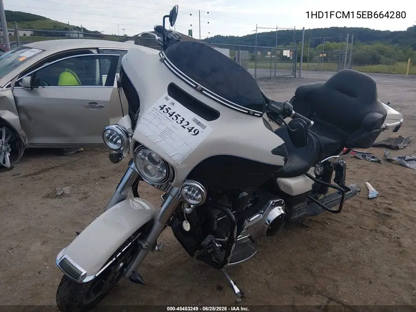 2014 Harley-Davidson Flhtcu Ultra Classic Electra Gld VIN: 1HD1FCM15EB664280 Lot: 45453249