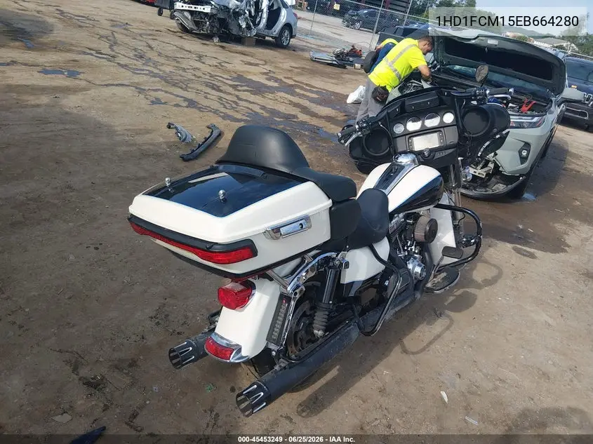 2014 Harley-Davidson Flhtcu Ultra Classic Electra Gld VIN: 1HD1FCM15EB664280 Lot: 45453249