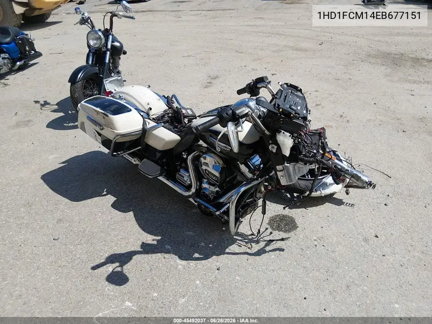 2014 Harley-Davidson Flhtcu Ultra Classic Electra Gld VIN: 1HD1FCM14EB677151 Lot: 45492037