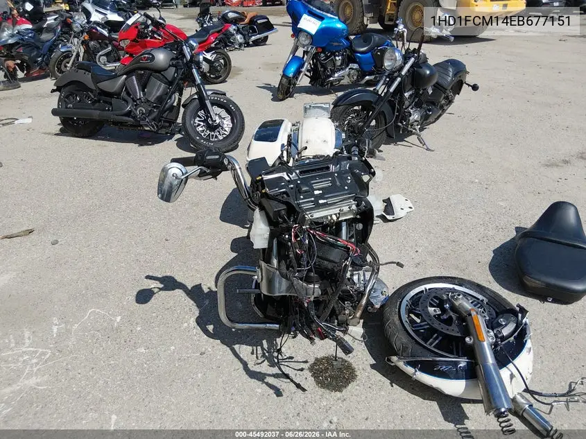 2014 Harley-Davidson Flhtcu Ultra Classic Electra Gld VIN: 1HD1FCM14EB677151 Lot: 45492037