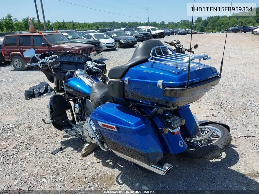 2014 Harley-Davidson Flhtkse Cvo Limited VIN: 1HD1TEN15EB959334 Lot: 45529390
