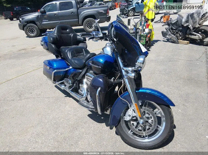 2014 Harley-Davidson Flhtkse Cvo Limited VIN: 1HD1TEN16EB959195 Lot: 45589024