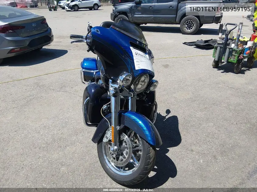 2014 Harley-Davidson Flhtkse Cvo Limited VIN: 1HD1TEN16EB959195 Lot: 45589024