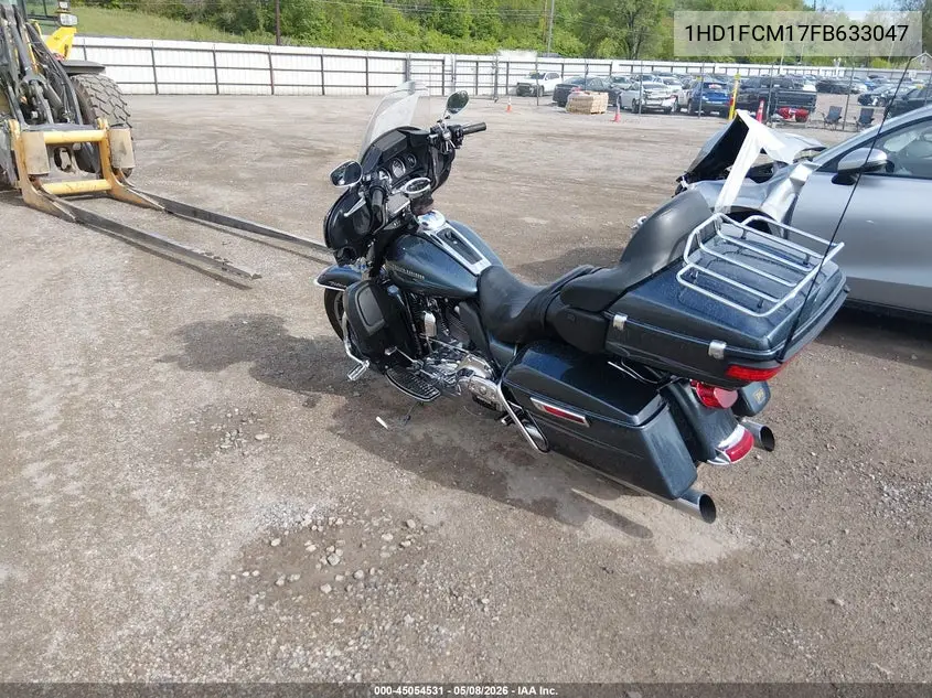 2015 Harley-Davidson Flhtcu Ultra Classic Electra Gld VIN: 1HD1FCM17FB633047 Lot: 45054531