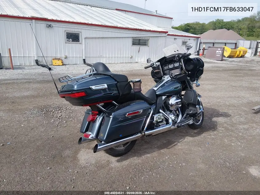 2015 Harley-Davidson Flhtcu Ultra Classic Electra Gld VIN: 1HD1FCM17FB633047 Lot: 45054531