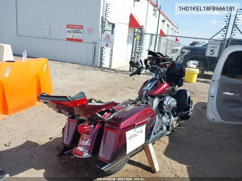 2015 Harley-Davidson Flhtk Ultra Limited VIN: 1HD1KEL18FB666101 Lot: 45162746