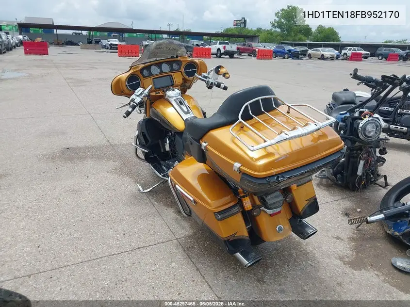 2015 Harley-Davidson Flhtkse Cvo Limited VIN: 1HD1TEN18FB952170 Lot: 45297465