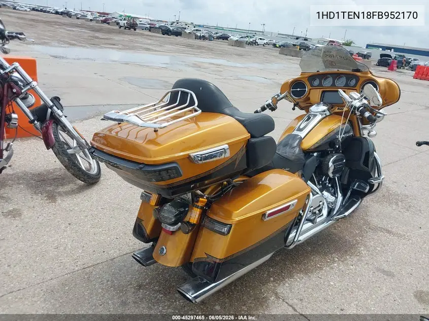 2015 Harley-Davidson Flhtkse Cvo Limited VIN: 1HD1TEN18FB952170 Lot: 45297465