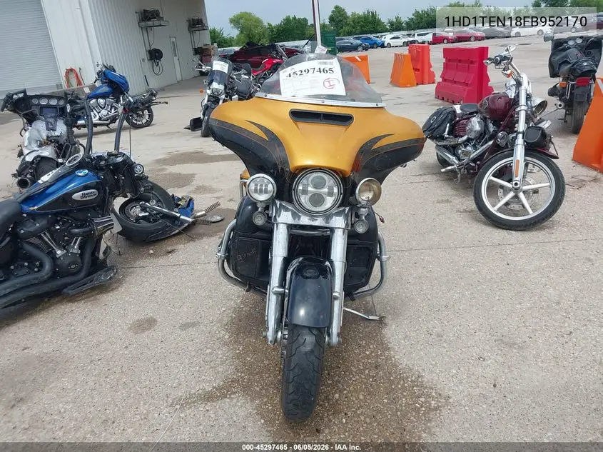 2015 Harley-Davidson Flhtkse Cvo Limited VIN: 1HD1TEN18FB952170 Lot: 45297465
