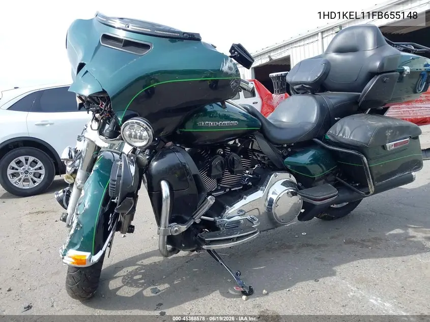 2015 Harley-Davidson Flhtk Ultra Limited VIN: 1HD1KEL11FB655148 Lot: 45368578