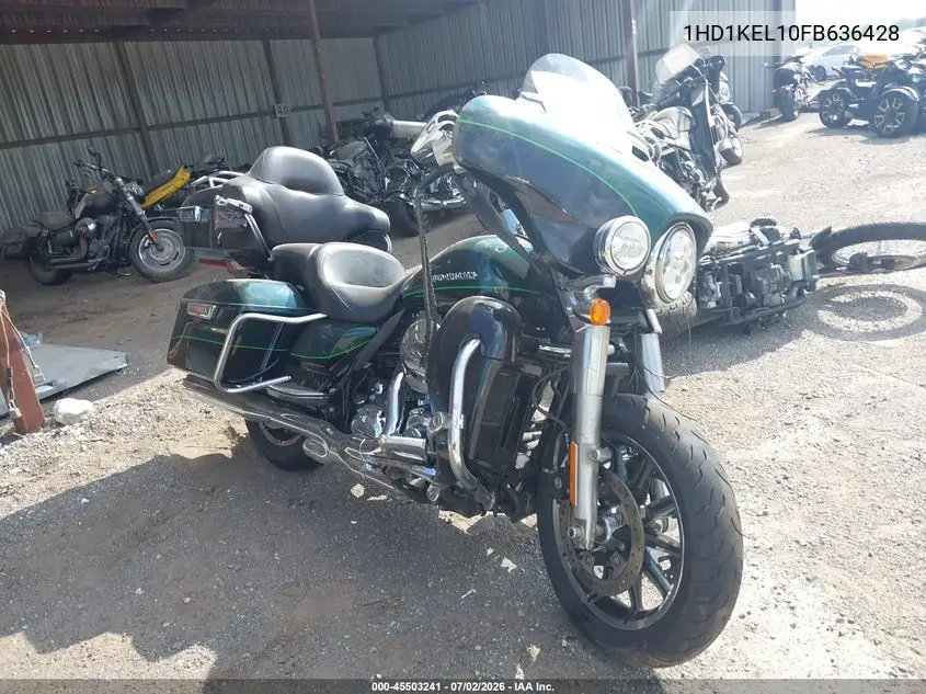 2015 Harley-Davidson Flhtk Ultra Limited VIN: 1HD1KEL10FB636428 Lot: 45503241
