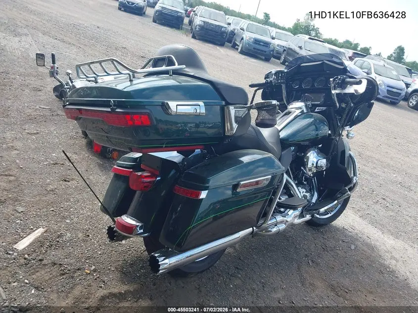 2015 Harley-Davidson Flhtk Ultra Limited VIN: 1HD1KEL10FB636428 Lot: 45503241