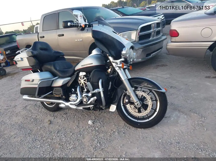 2015 Harley-Davidson Flhtk Ultra Limited VIN: 1HD1KEL10FB676153 Lot: 45530323