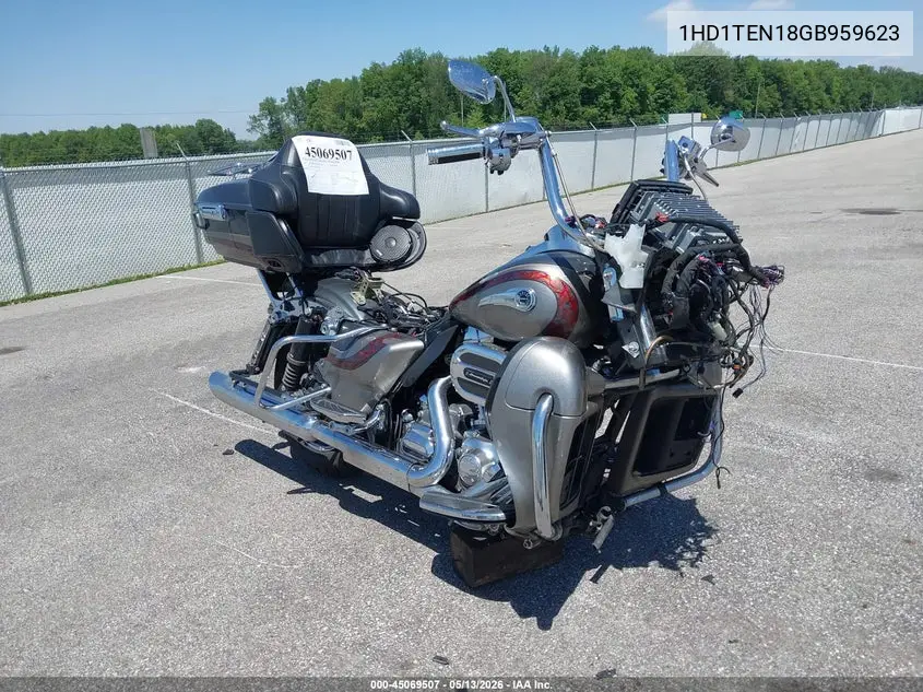 2016 Harley-Davidson Flhtkse Cvo Limited VIN: 1HD1TEN18GB959623 Lot: 45069507