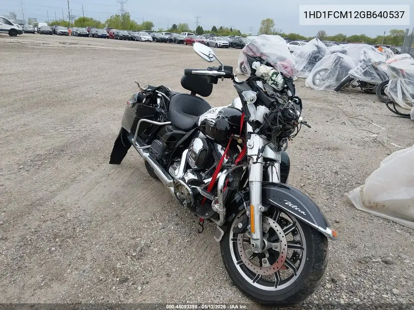 2016 Harley-Davidson Flhtcu Ultra Classic Electra Gld VIN: 1HD1FCM12GB640537 Lot: 45093398