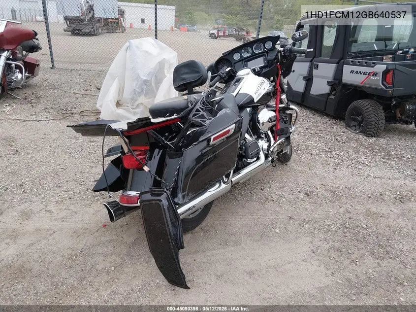 2016 Harley-Davidson Flhtcu Ultra Classic Electra Gld VIN: 1HD1FCM12GB640537 Lot: 45093398