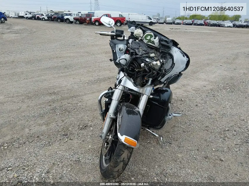 2016 Harley-Davidson Flhtcu Ultra Classic Electra Gld VIN: 1HD1FCM12GB640537 Lot: 45093398