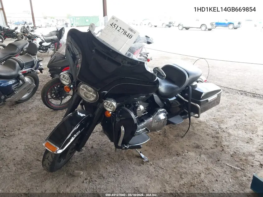 2016 Harley-Davidson Flhtk Ultra Limited VIN: 1HD1KEL14GB669854 Lot: 45127840
