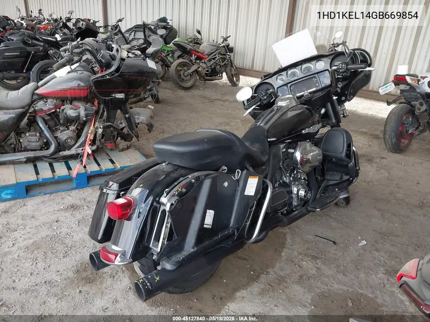 2016 Harley-Davidson Flhtk Ultra Limited VIN: 1HD1KEL14GB669854 Lot: 45127840