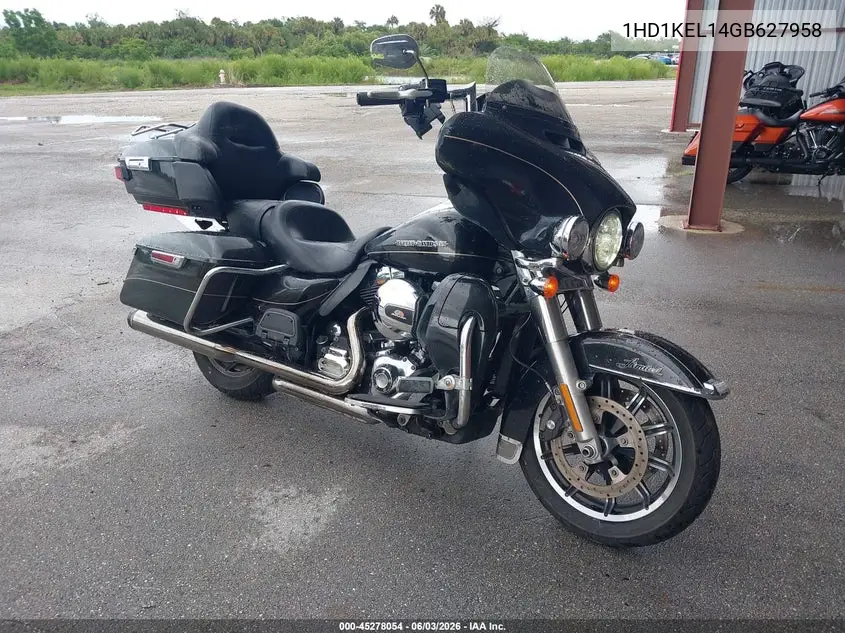 2016 Harley-Davidson Flhtk Ultra Limited VIN: 1HD1KEL14GB627958 Lot: 45278054