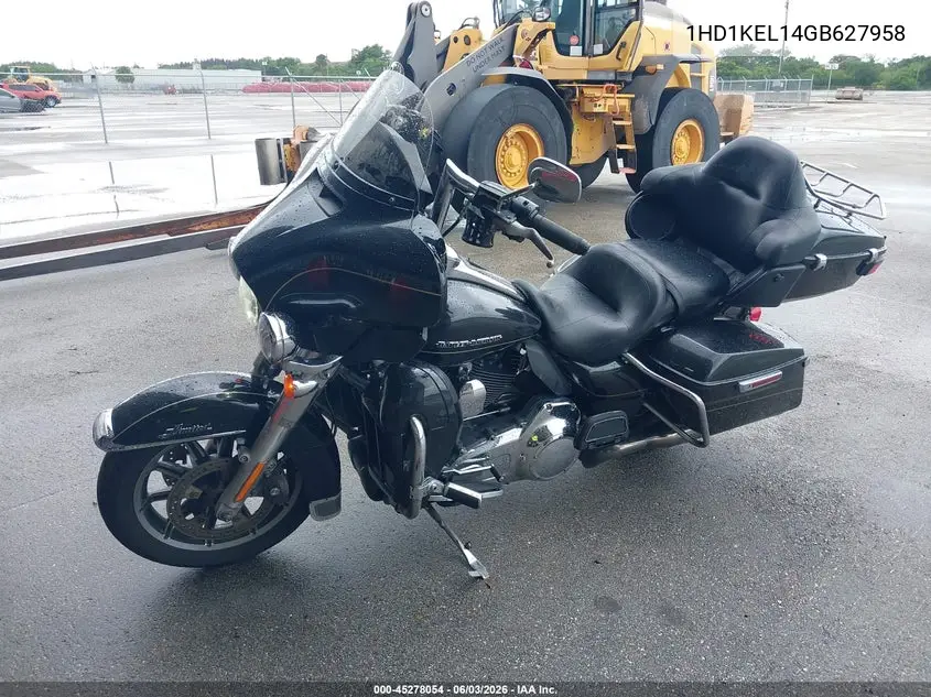 2016 Harley-Davidson Flhtk Ultra Limited VIN: 1HD1KEL14GB627958 Lot: 45278054