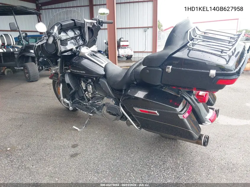 2016 Harley-Davidson Flhtk Ultra Limited VIN: 1HD1KEL14GB627958 Lot: 45278054