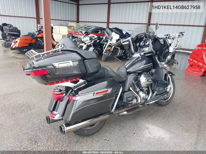 2016 Harley-Davidson Flhtk Ultra Limited VIN: 1HD1KEL14GB627958 Lot: 45278054