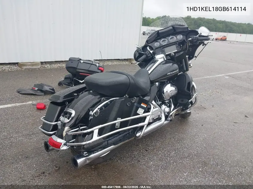 2016 Harley-Davidson Flhtk Ultra Limited VIN: 1HD1KEL18GB614114 Lot: 45417906