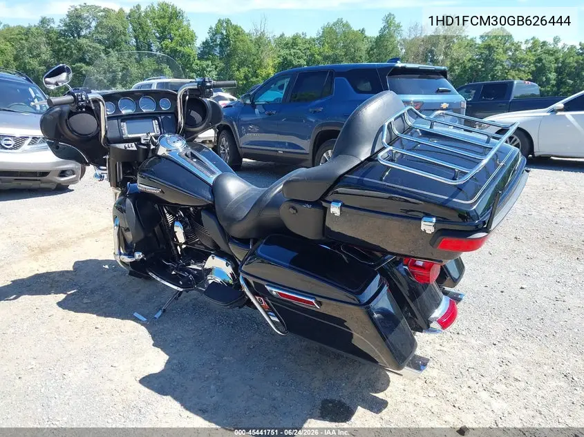 2016 Harley-Davidson Flhtcu Ultra Classic Electra Gld VIN: 1HD1FCM30GB626444 Lot: 45441751