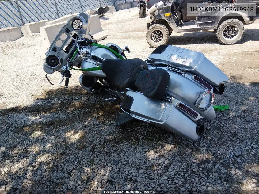 2016 Harley-Davidson Flhtcul Ultra Classic Low VIN: 1HD1KDM11GB669948 Lot: 45504861