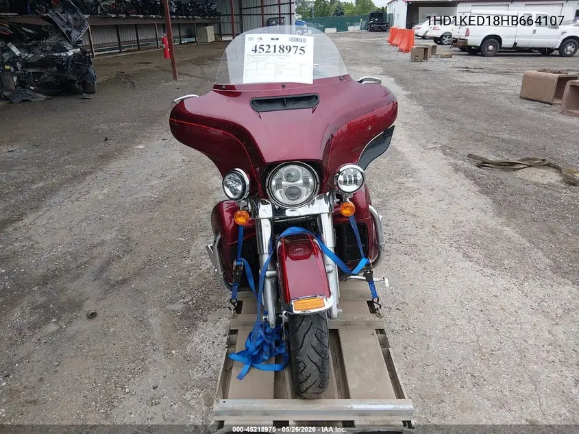 2017 Harley-Davidson Flhtk Ultra Limited VIN: 1HD1KED18HB664107 Lot: 45218975