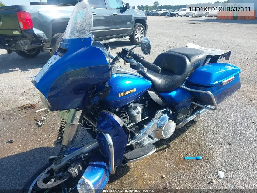 2017 Harley-Davidson Flhtk Ultra Limited VIN: 1HD1KED1XHB637331 Lot: 45278742
