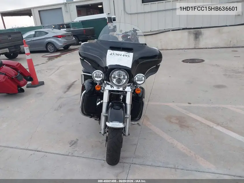 2017 Harley-Davidson Flhtcu Ultra Classic Electra Gld VIN: 1HD1FCC15HB636601 Lot: 45301495