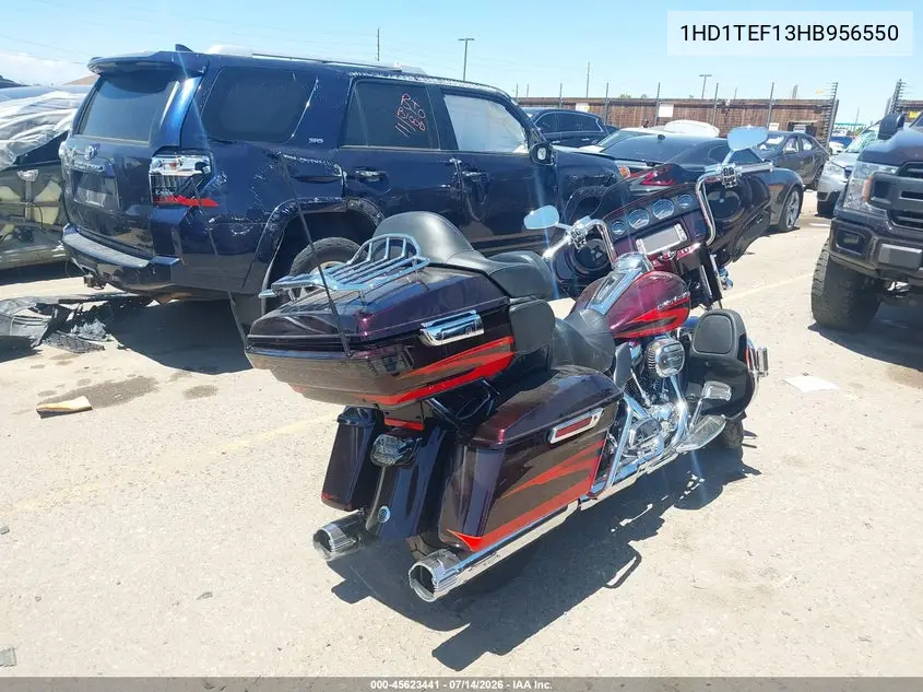 2017 Harley-Davidson Flhtkse Cvo Limited VIN: 1HD1TEF13HB956550 Lot: 45623441