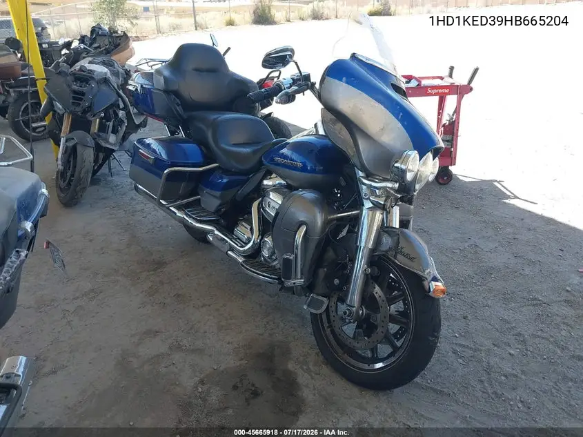 2017 Harley-Davidson Flhtk Ultra Limited VIN: 1HD1KED39HB665204 Lot: 45665918