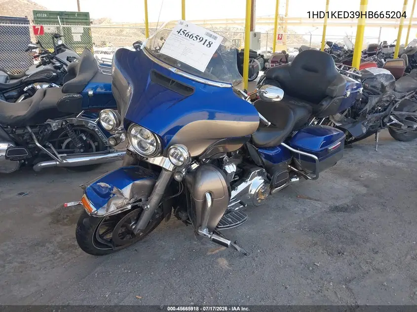 2017 Harley-Davidson Flhtk Ultra Limited VIN: 1HD1KED39HB665204 Lot: 45665918