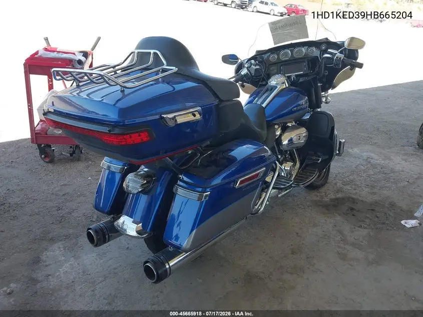 2017 Harley-Davidson Flhtk Ultra Limited VIN: 1HD1KED39HB665204 Lot: 45665918