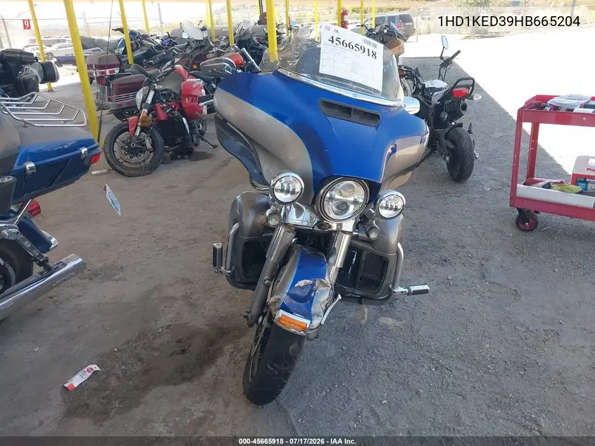 2017 Harley-Davidson Flhtk Ultra Limited VIN: 1HD1KED39HB665204 Lot: 45665918