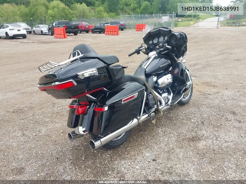 2018 Harley-Davidson Flhtk Ultra Limited VIN: 1HD1KED15JB638991 Lot: 45226820