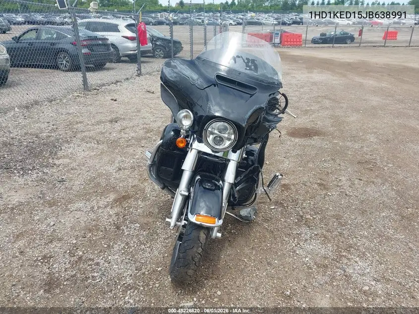2018 Harley-Davidson Flhtk Ultra Limited VIN: 1HD1KED15JB638991 Lot: 45226820