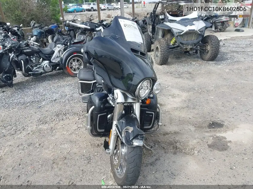 2019 Harley-Davidson Flhtcu VIN: 1HD1FCC10KB602606 Lot: 45157506