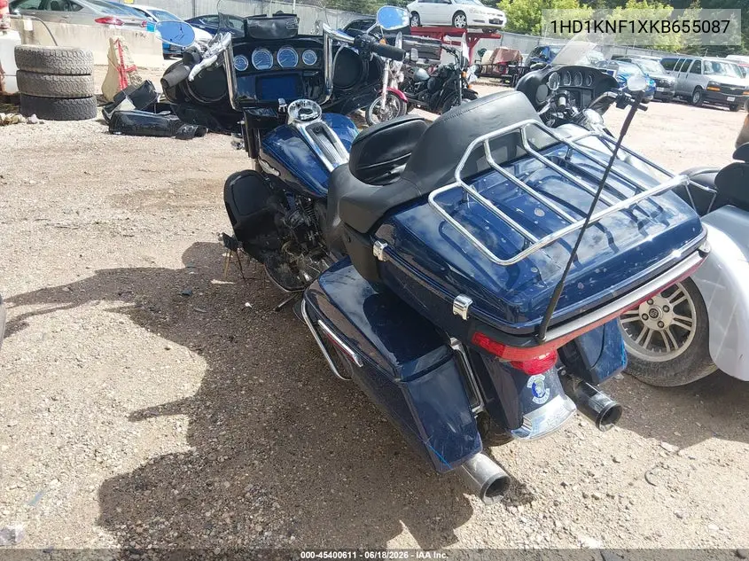 2019 Harley-Davidson Flhtk VIN: 1HD1KNF1XKB655087 Lot: 45400611