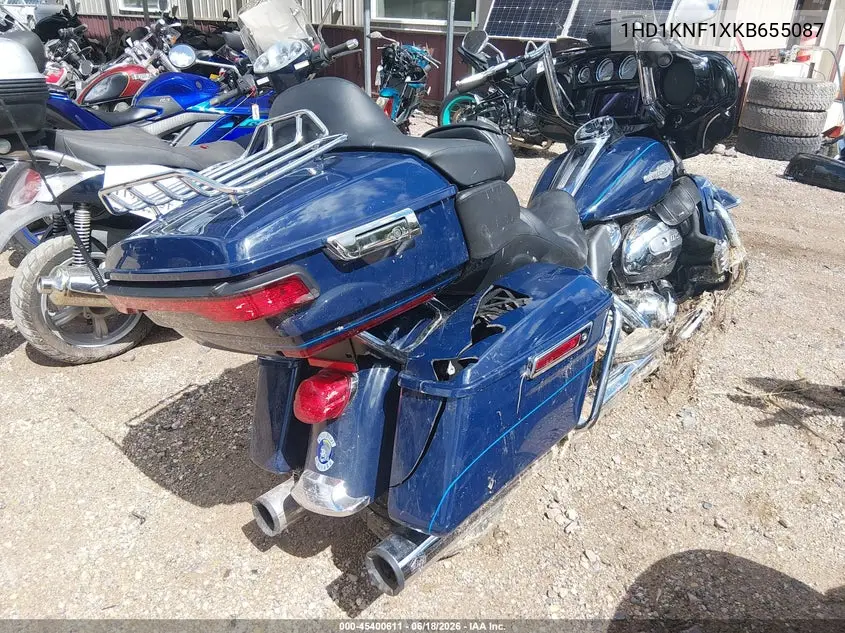 2019 Harley-Davidson Flhtk VIN: 1HD1KNF1XKB655087 Lot: 45400611