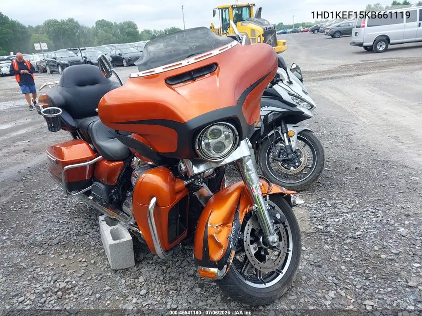 2019 Harley-Davidson Flhtk VIN: 1HD1KEF15KB661119 Lot: 45541180