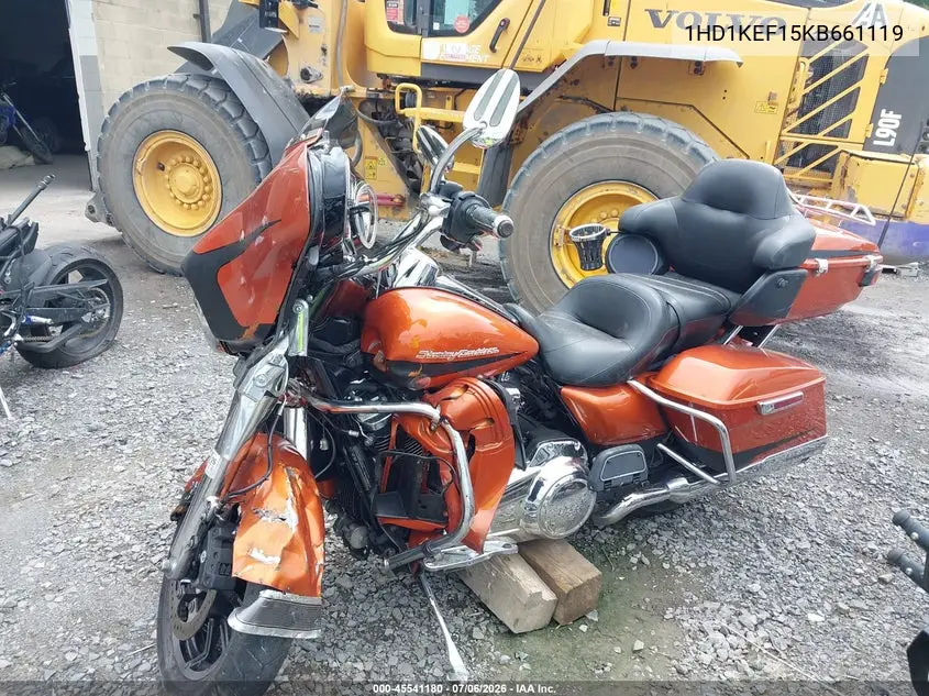 2019 Harley-Davidson Flhtk VIN: 1HD1KEF15KB661119 Lot: 45541180
